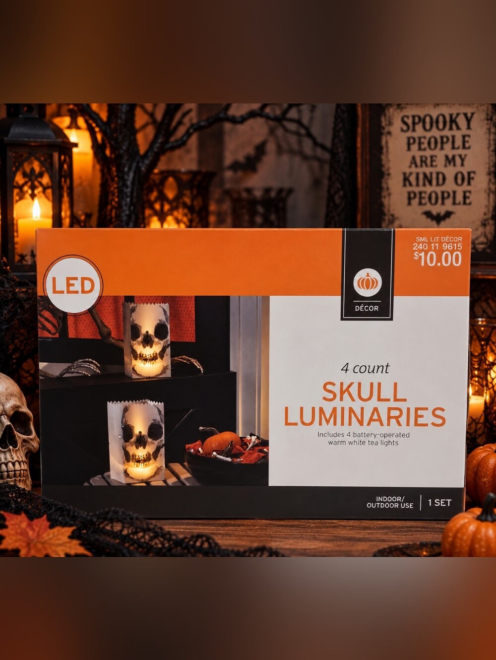 Halloween Skull Luminaries